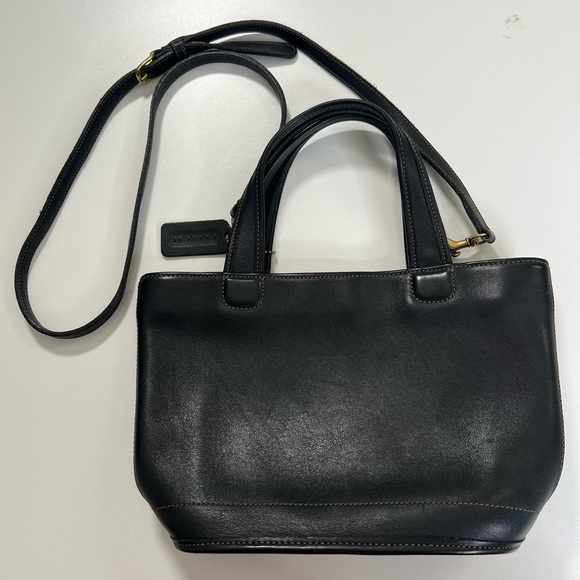 Vintage Coach Bleecker Basket Bag # 9301 in Black Small - Picture 13 of 13